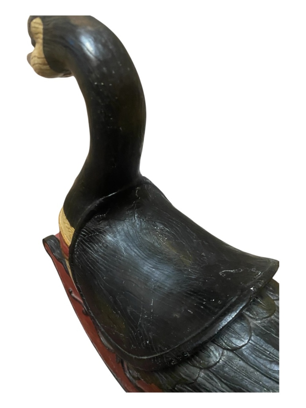 Vintage Canadian Goose Folk Art Rocking Chair By Jaimy Cottage Core Nursery Toy - Picture 4 of 12